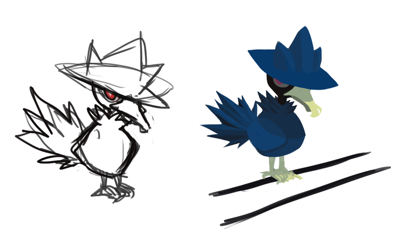 Illustration for article titled Morose Murkrow! Pokemon One a Day, Series 2!